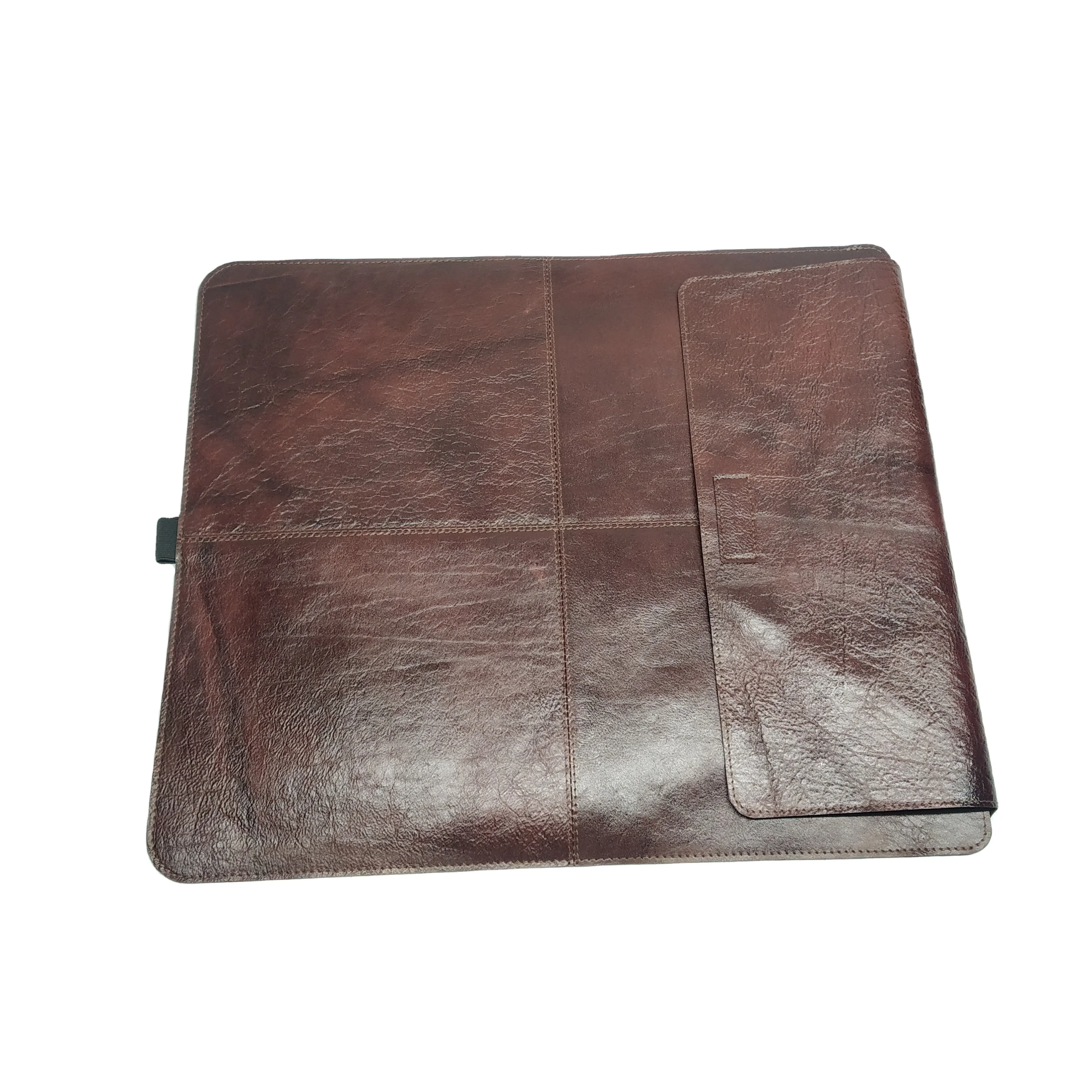 Multifunctional tablet 17 inch Laptop Sleeve Cover PU Leather Mouse Pad Stand Bracket Pen Slot Made India Bulk Export Wholesale