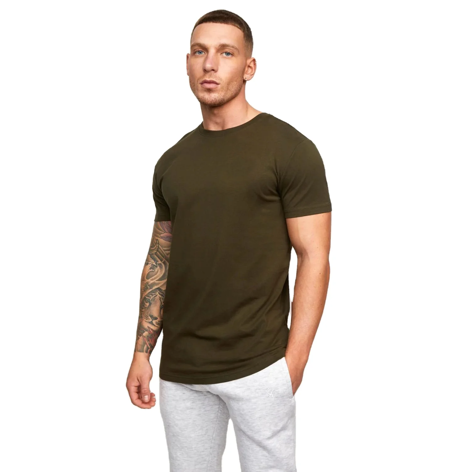 Custom Wholesale Unisex 100% Cotton Foam Print T-Shirt - High Quality Round Neck Oversized Tee for Men