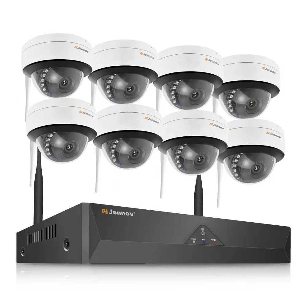 Hot sale wireless CCTV surveillance camera system with 2 audio cameras infrared night vision easy mobile app view