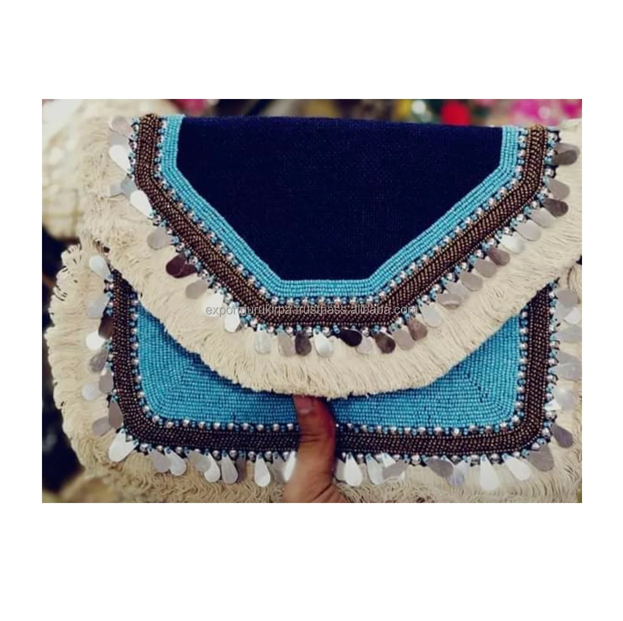 Direct factory transfer Wedding Clutch bag wholesale Ladies Clutch Bag Indian Handcrafted Evening Bag Handbag Guru Kirpa Export