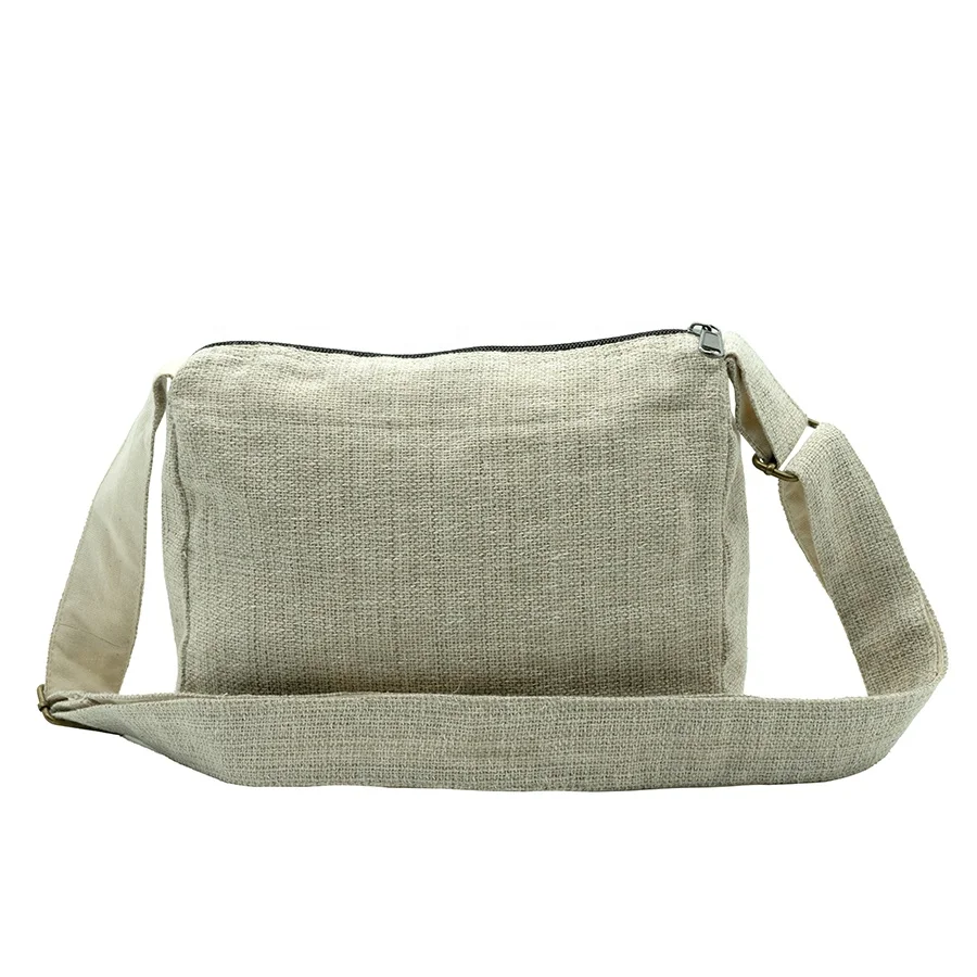 Body sling Bag-tablet-mobile-ipad Design Bags Nettle Fiber Fabric Messenger body sling bag Ecological Shoulder Sling Unisex NP