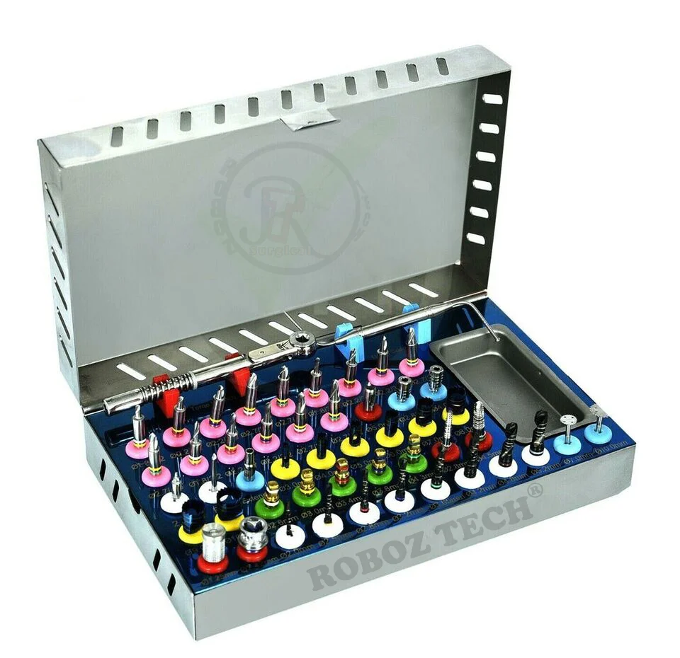 ROBOZ TECH Universal Dental implant kit Bone Expander Compression Conical Drills