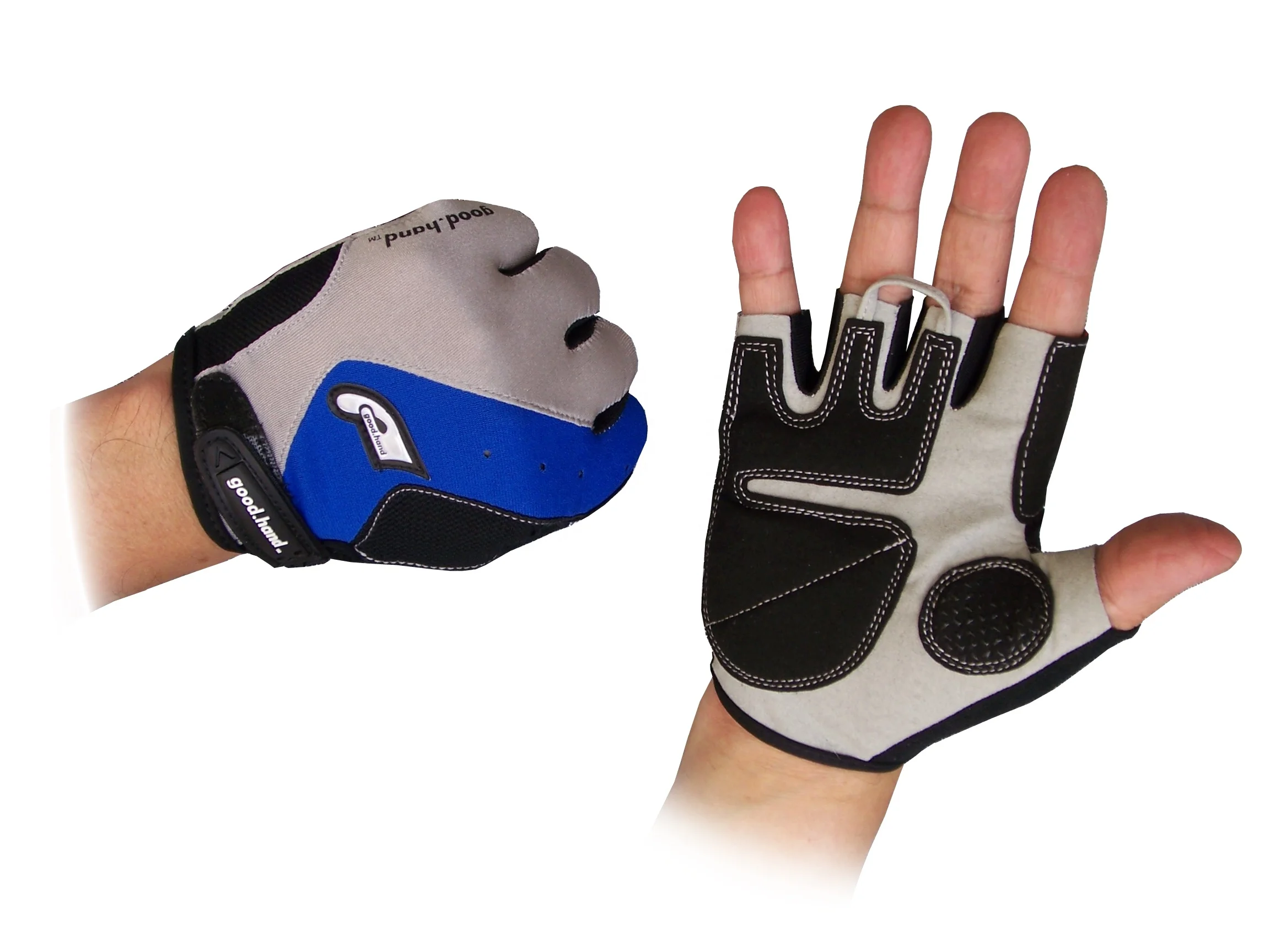 Custom logo	Half finger Breathable Silicone print Anti slip Gel padded Shock resistant Cycling gloves Bike gloves