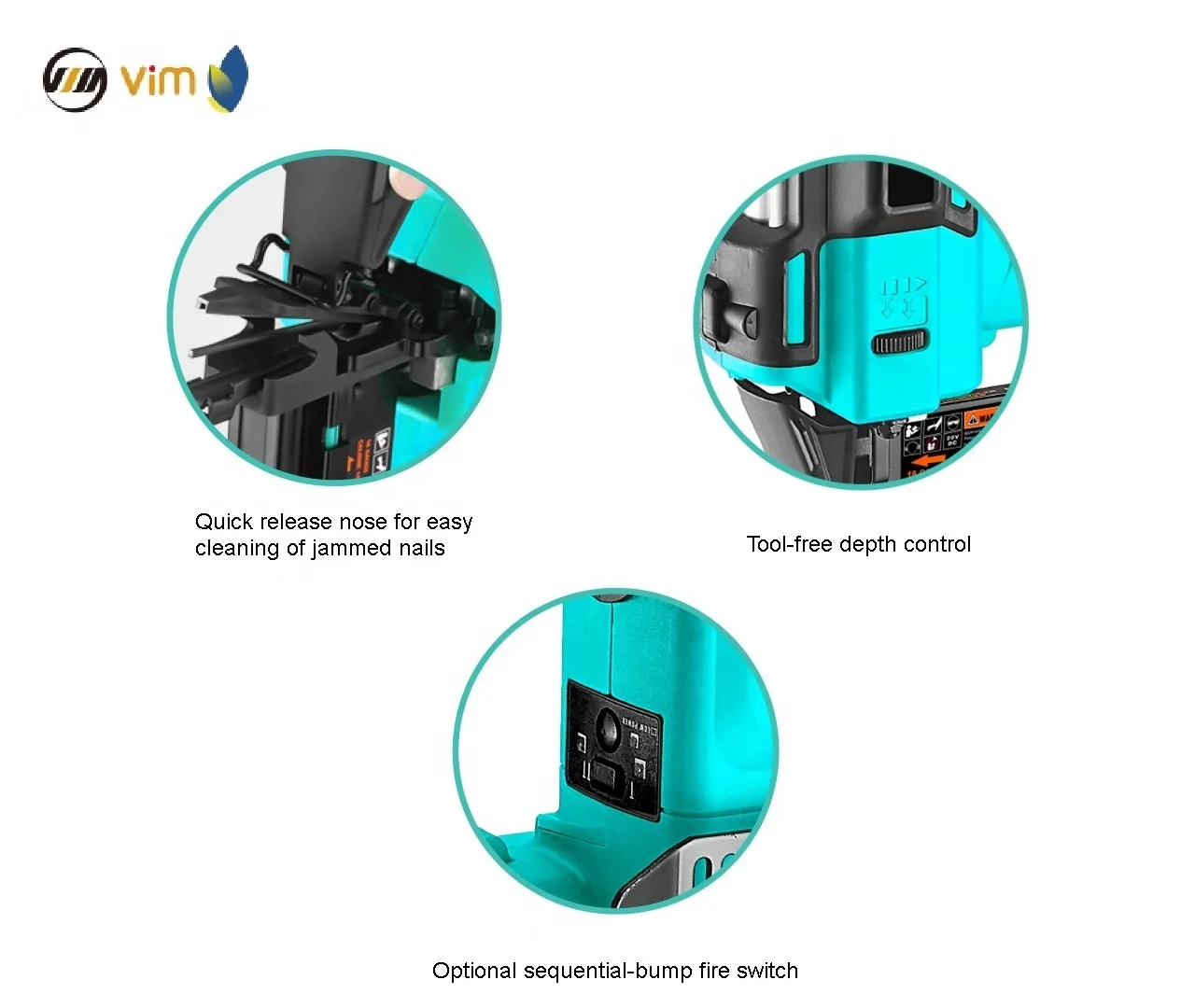 16 & 18 GA. 3-IN-1 Cordless Nailer & stapler FT50