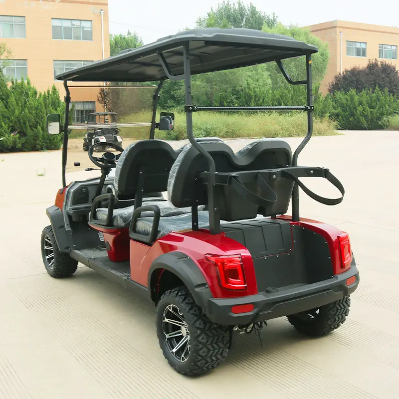 48v Electric Golf Cart 2 Seater Lithium Hunting Off Road Golf Cart Electric Sightseeing Bus with Door