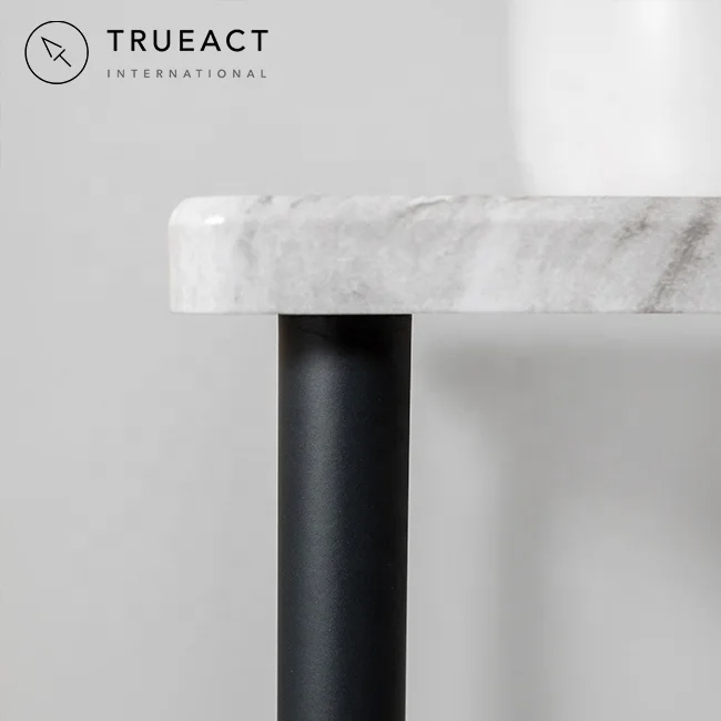 3 tier marble grain Metal shelf | Dark gary | Taiwan | three layer | serving | storage organizer | trolley