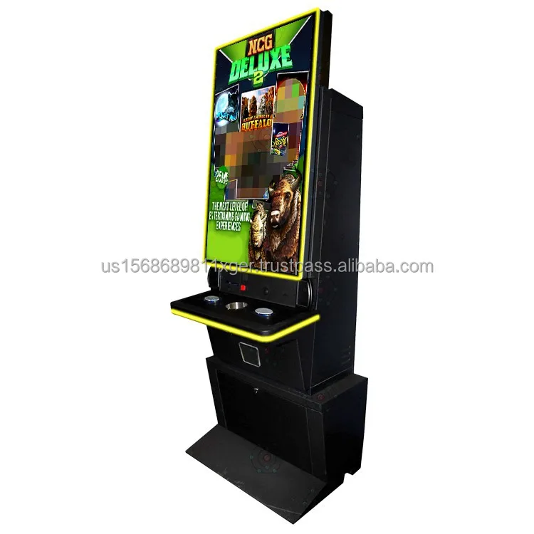 2024 Luxury 43-Inch 4K Touchscreen LED Upright Monitor Explosion Models Metal Cabinet Nudge Skill Fusion Game Fire Link Model