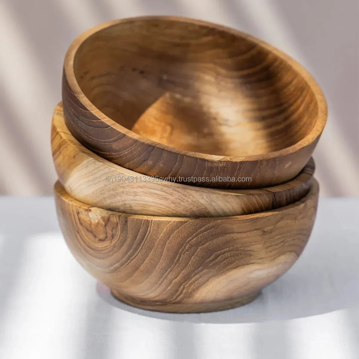 CUSTOMIZED HANDMADE ROUND SHAPED WOODEN BOWL WOODEN  STYLISH DOUGH BOWL  FOR KITCHEN AND TABLEWARE IN WHOLESALE PRICE