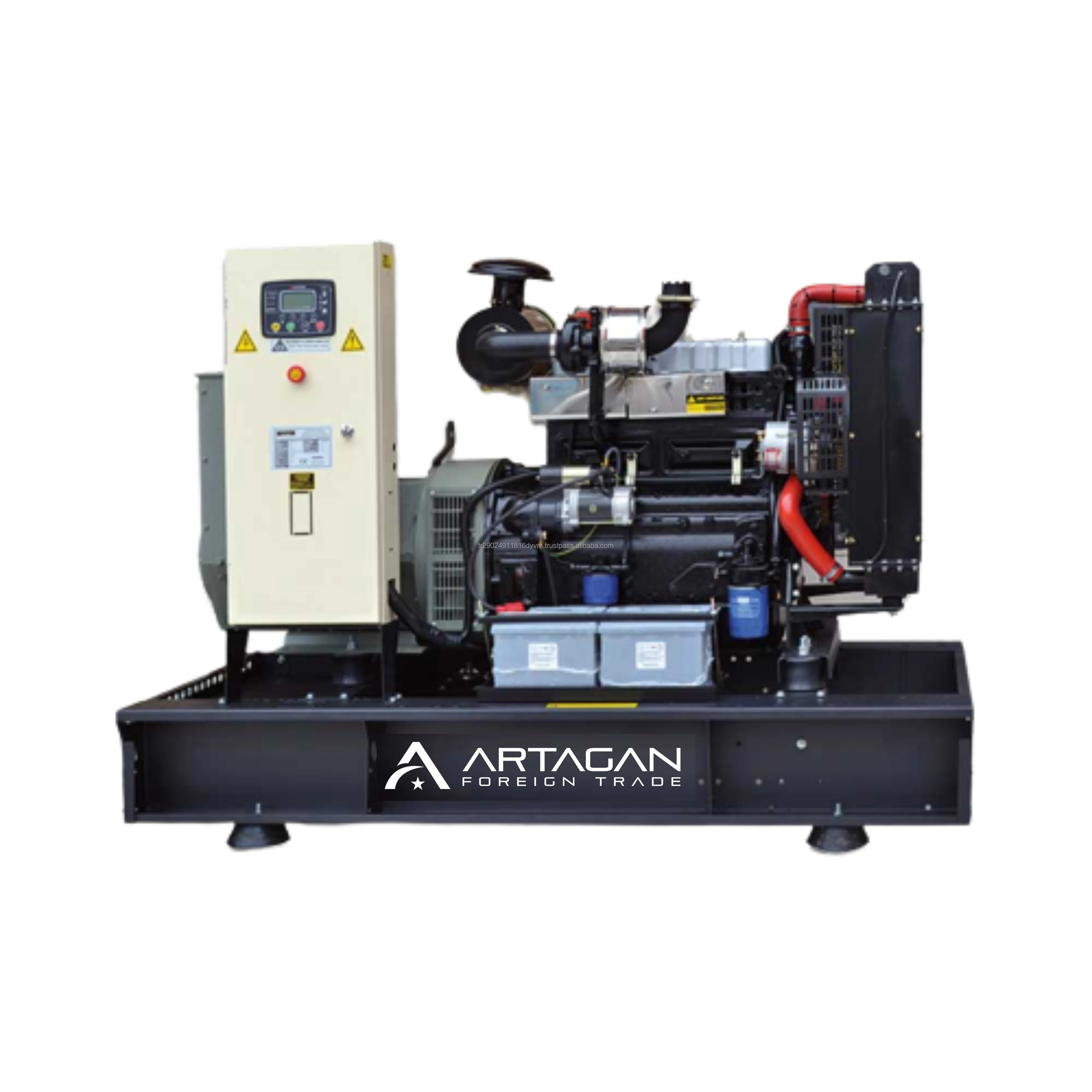 Turk Machine Ricardo Motor Diesel Generator ) Galvanized Sheet Sound Insulation Cabin Generating Set ( 35 - 250 Kva 3phase 50hz