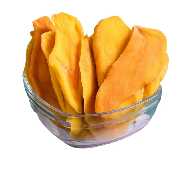 12months Shelf Life Fruit Vegetable Snacks Dried mango Chips Manufacturer