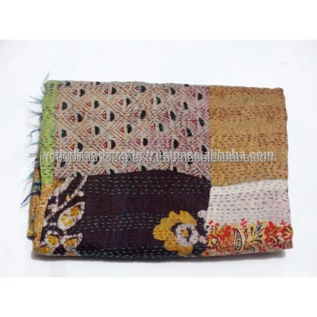 2021 Black Friday Sale Kantha Scarf Women Wrap Shawl Indian Silk Patchwork Long Dupatta Stole