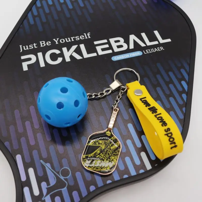 Wsnbwye pickleball t-shirts llaveros DIY Anime 3D llaveros CHAVEIRO business design top carbon pickleball Keychain