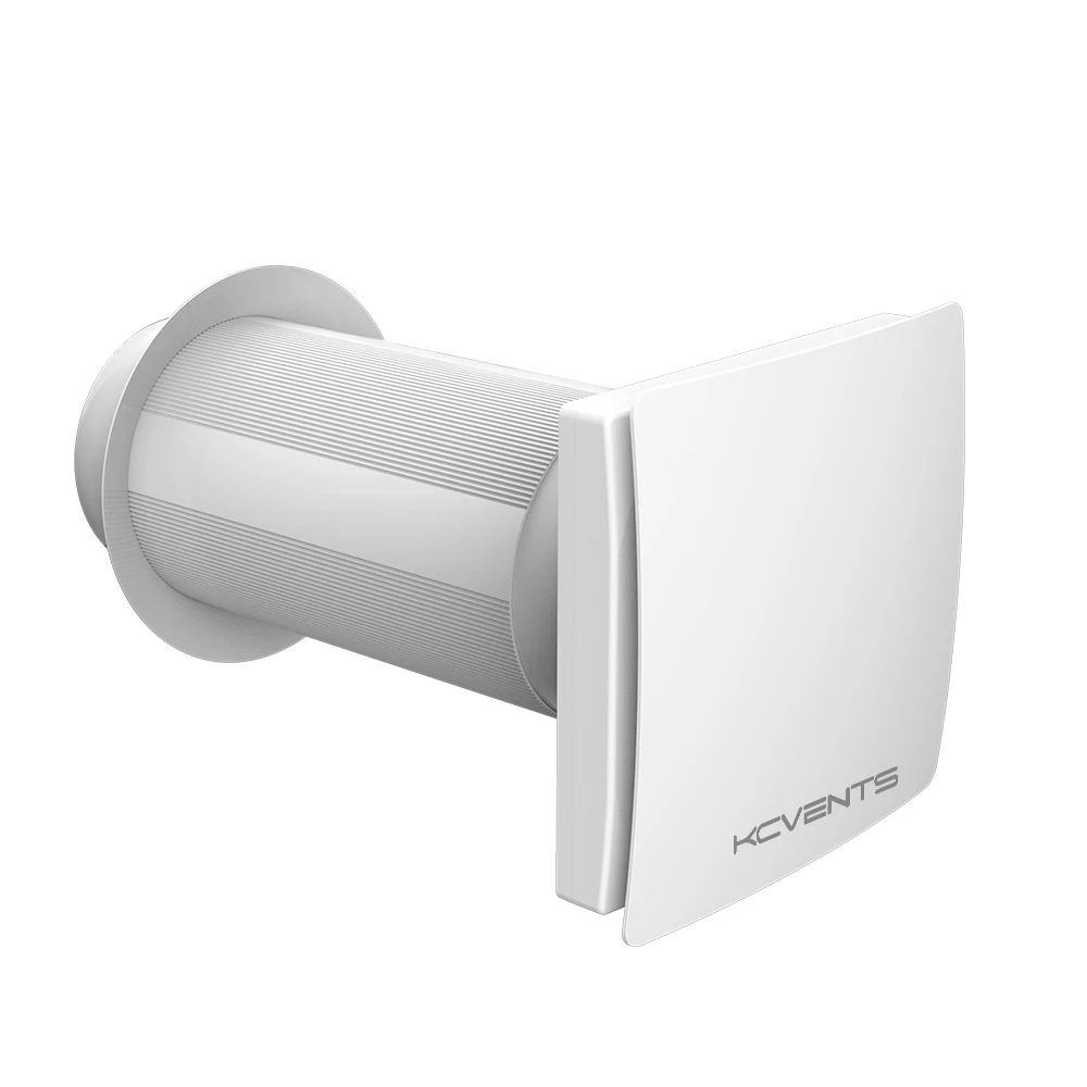 Decentralized Ventilation Compact HRV System With Heat Recovery Unit Air Recuperator For Single Room Fresh Air