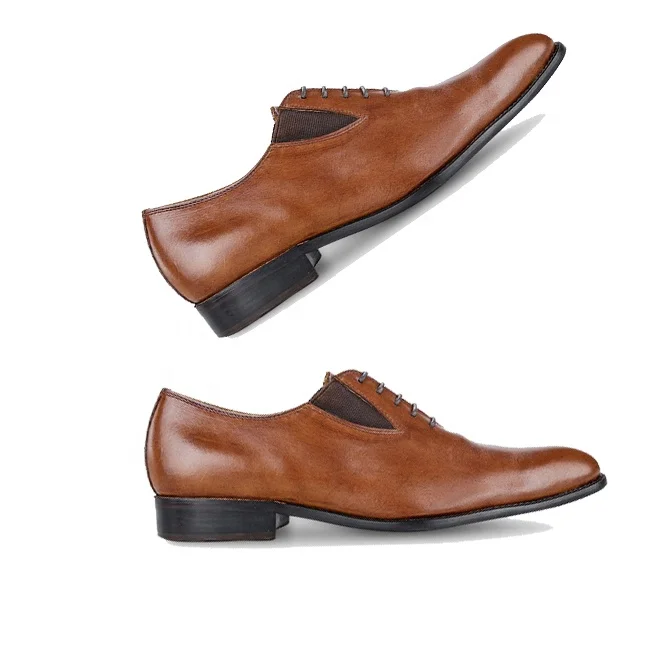 Wholesale high quality fashion black and brown male mens casual dress shoes & oxford
