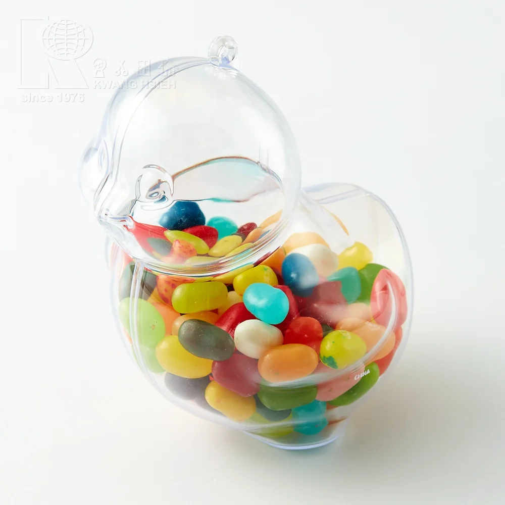 Kwang Hsieh Chick Shaped Small Transparent Mini Acrylic Candy Box
