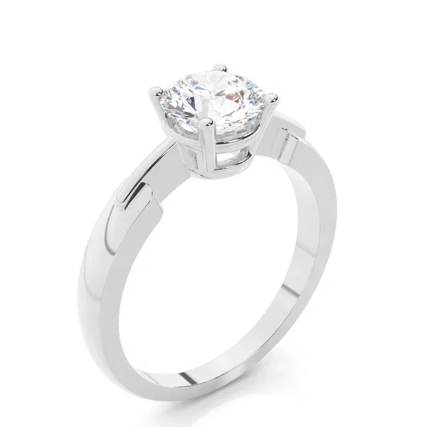 Custom Ring 2 carat 18K White Gold Stone Ladies Engagement Wedding Ring Set Women Diamond Jewelry Lab Grown Ring