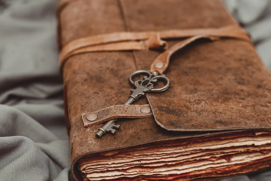  Винтажный кожаный журнал ручной работы блокнот в переплете дневник белая антикварная бумага и закрытие ключей