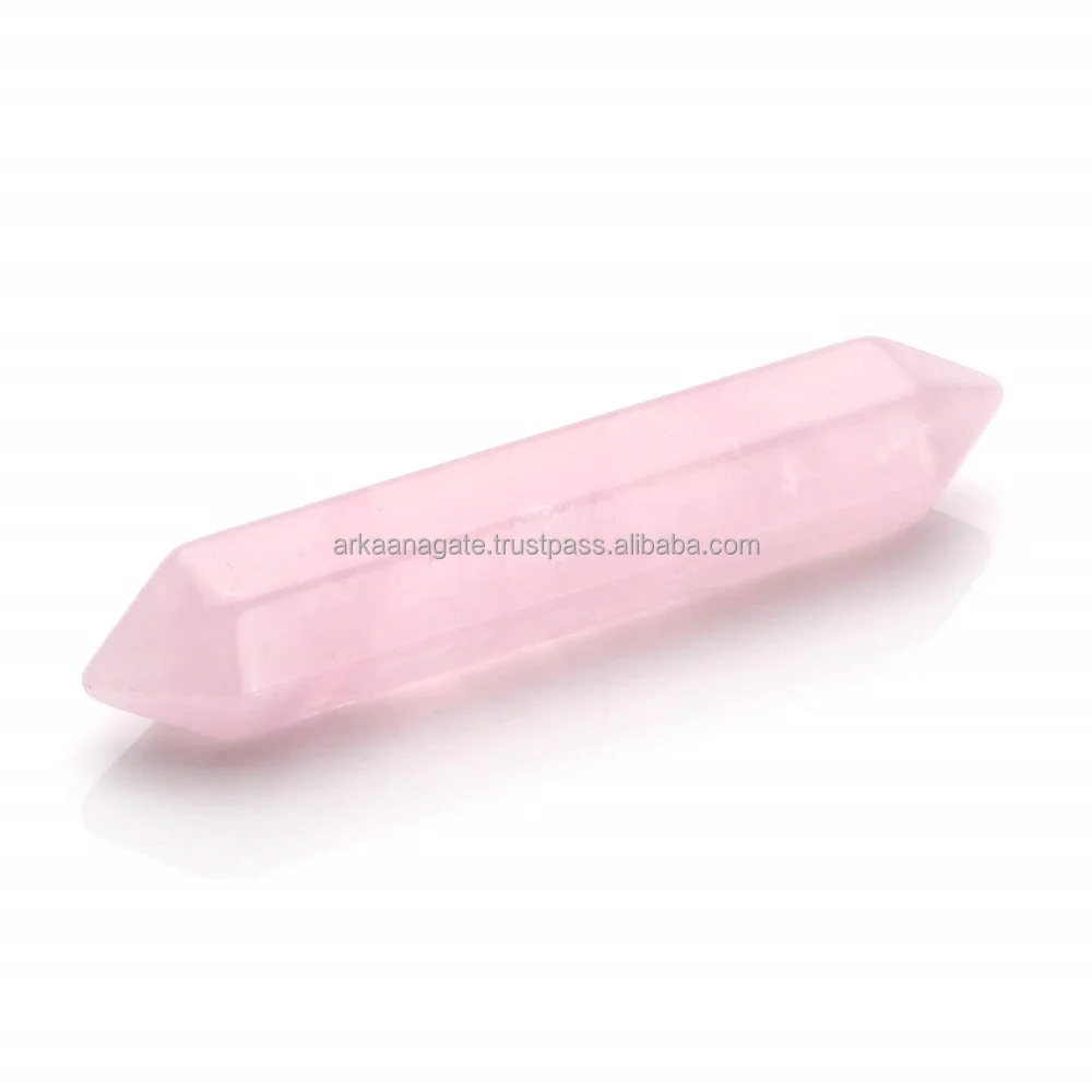 Wholesale Red Aventurine Double Terminated with Chakra Crystal Healing Pencil for sale