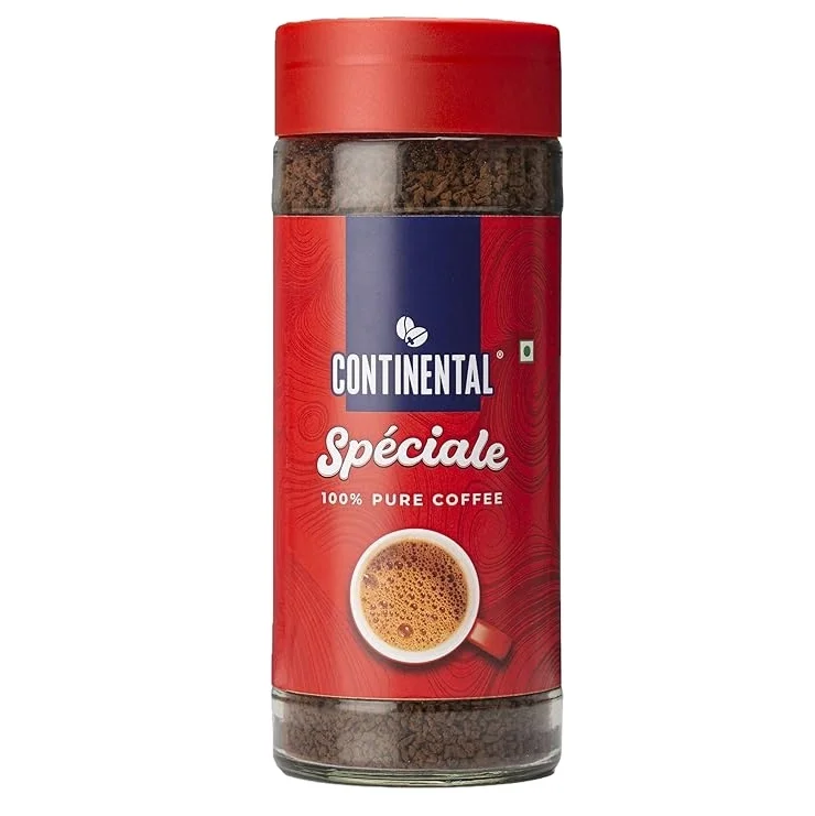 Continental Coffee XTRA Instant Coffee Powder Jar Wholesale custom classic style glass jar for instant coffee