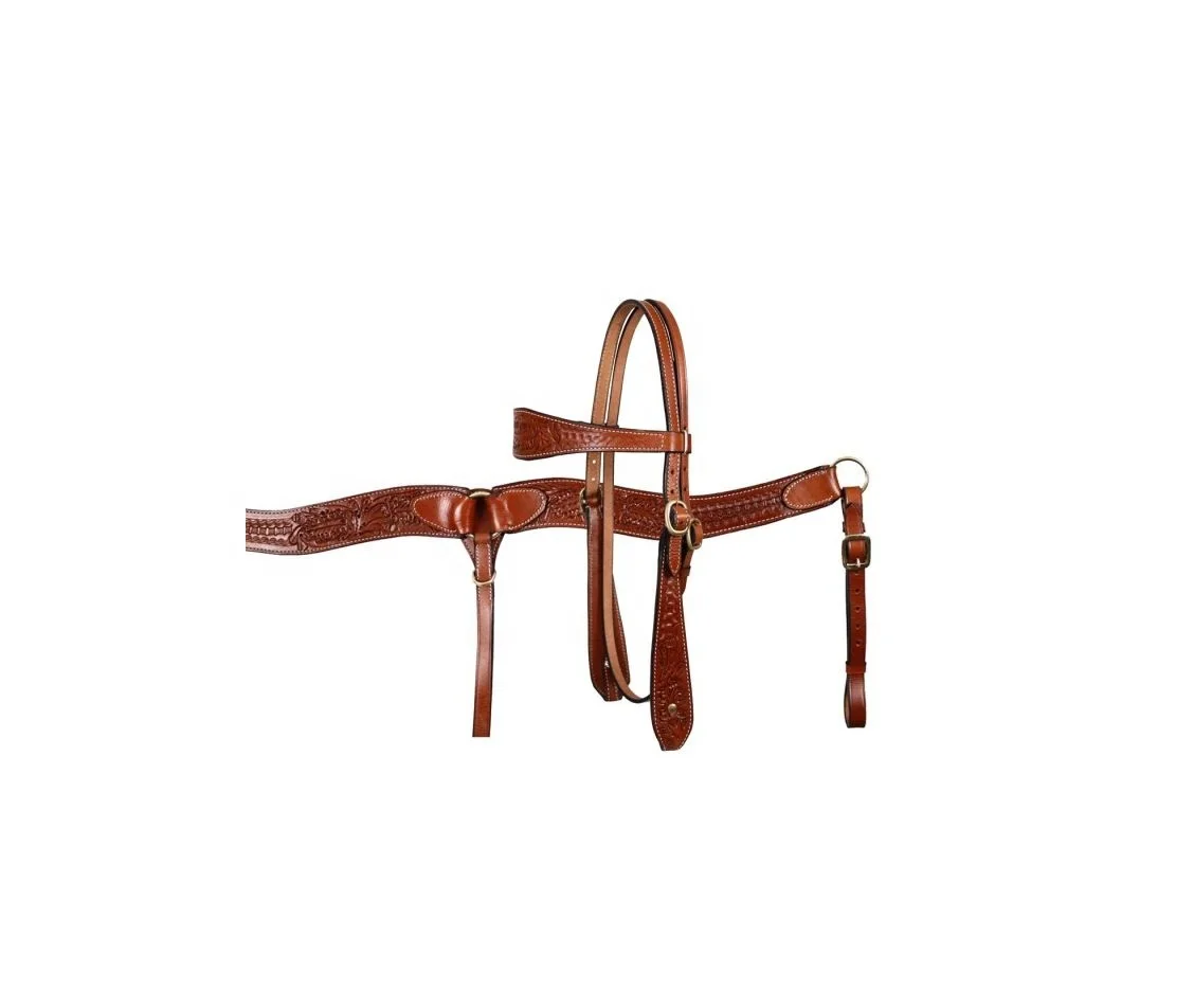 Western Bridle Headstall Breast Collar Horse headstall antique finished western headstall with breastplate