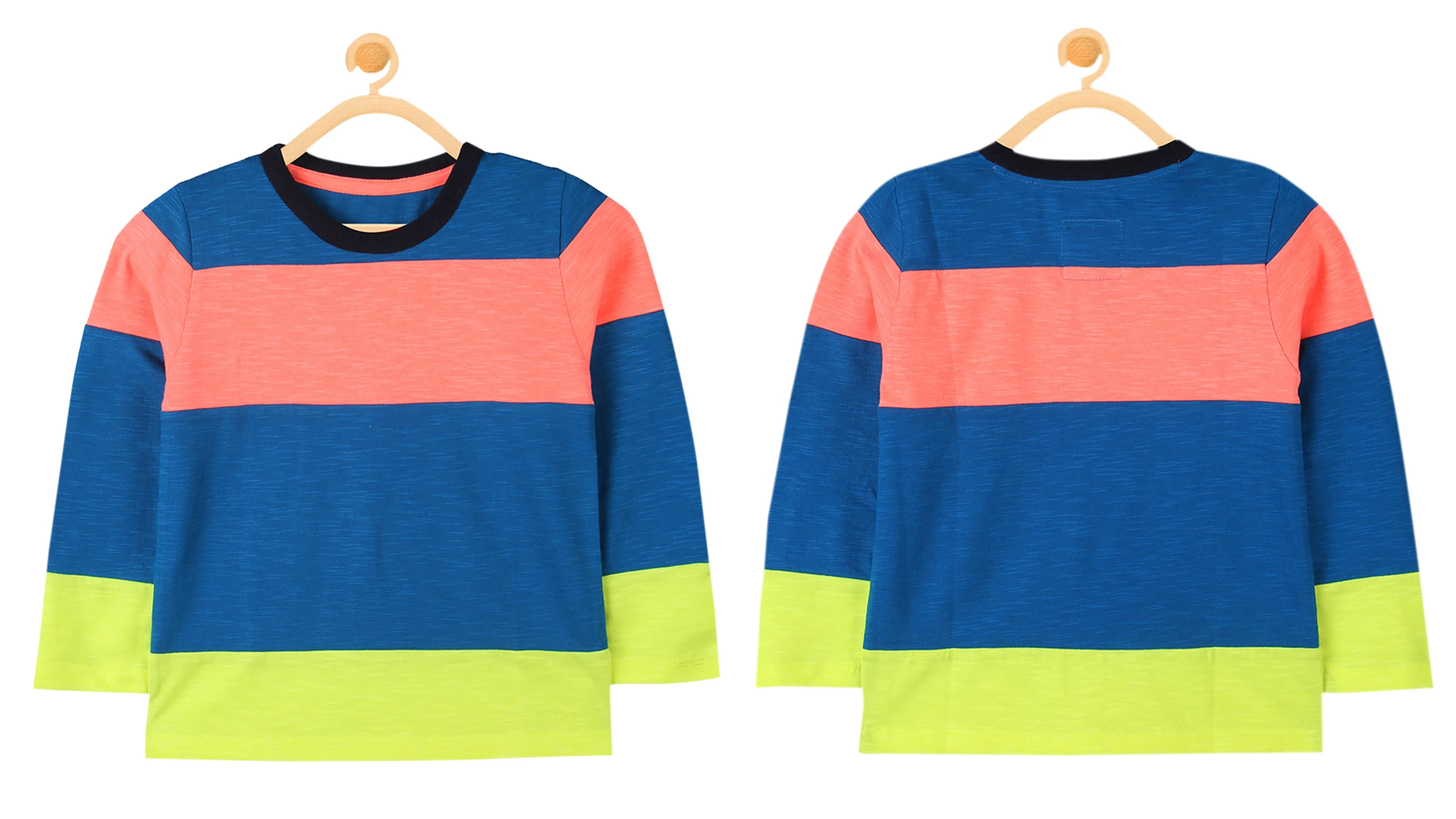 Лучшее качество Новые Фирменные Этикетки для мальчиков детей зеленая белая полосатая футболка повседневный летний топ Бангладеш