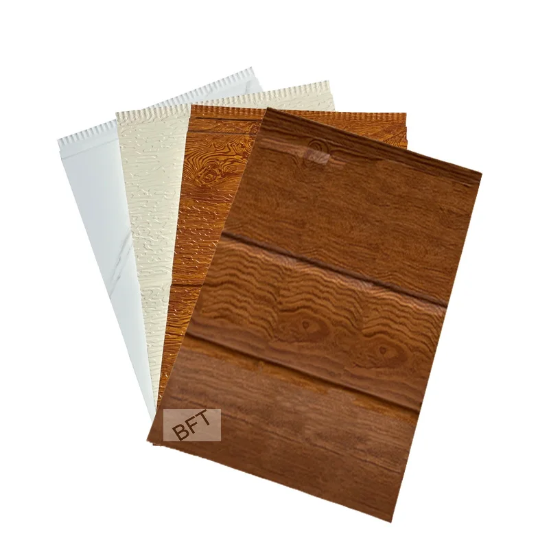 Sandwich Panel Siding for Warehouse Better Fireproof Insulated Aluminium Metal Modern Villas CN;SHN Exterior Wall Panel Brick Pu