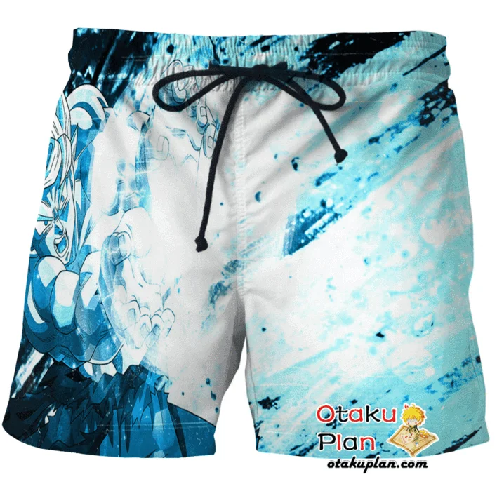 Wholesale Customize Swimwear With Popsicle Printing Pink Swim Trunks 100% Polyester Mens