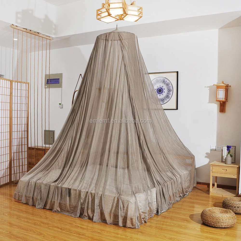 Anti Radiation Net Canopy,Silver Coated Mesh Radiation Protection Canopy King Size RF Shielding Netting EMF Shielding Canopy