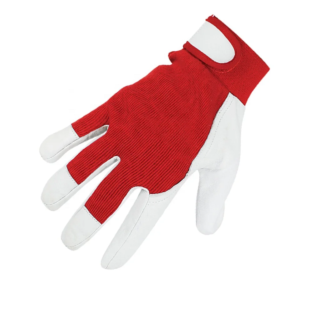 Sheep Leather Mechanics Work Gloves Industrial Assembly Safety Gloves