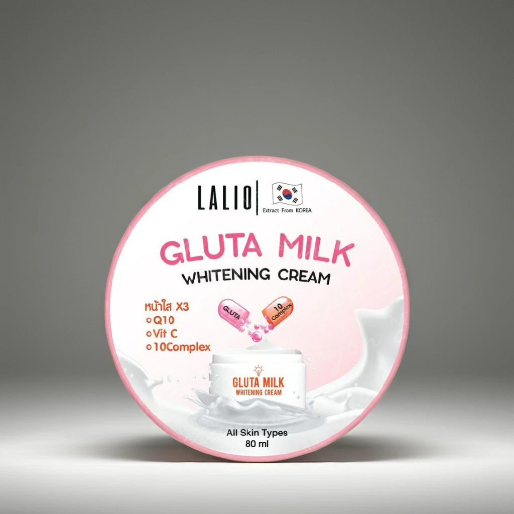 Отбеливающий крем для молока Lalio Gluta 80 мл премиум-крем ухода за кожей обогащенный Q10 и витамин C подходит всех типов кожи