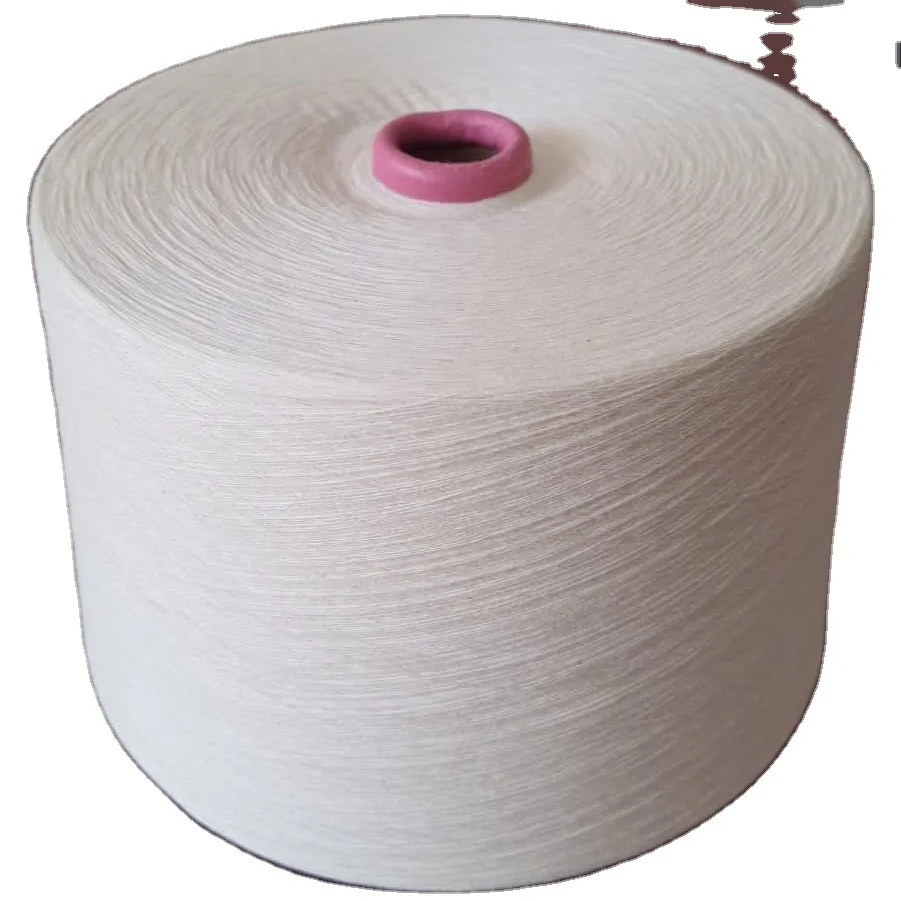 Direct mill Sale Nm Ne 10s 20s 24s 30s 34s 40s Raw White 100% combed compact Cotton ring spun Yarn For Knitting And Weaving