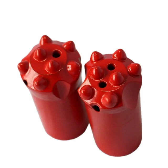 China Tungsten Carbide Rock Drill Head 32 ,34,36,38 mm Hard Rock Tapered button Drill Bits