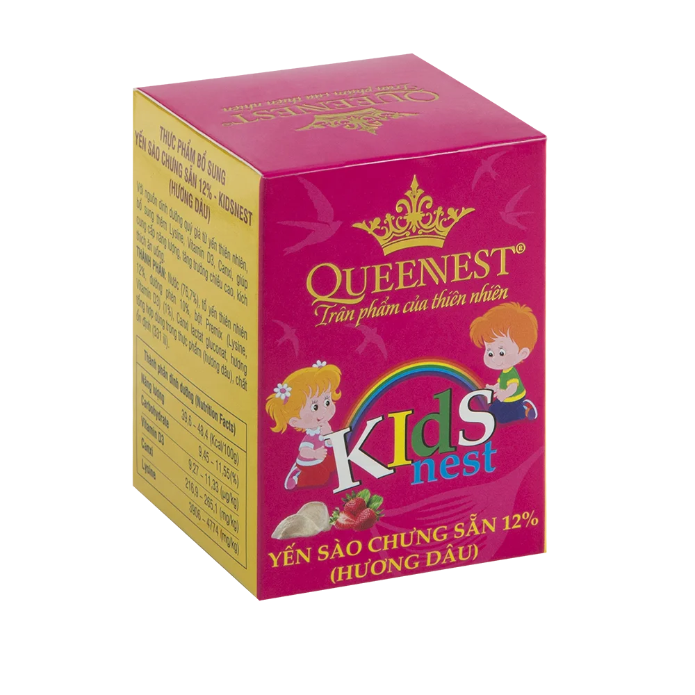 QUEENNEST, подлинное премиальное качество, птичье гнездо, детское гнездо 12% (банка 70 мл) из Вьетнама