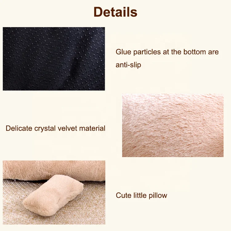 Luxury Comfortable Orthopedic Durable Dog Sofa Shaped Bed With Pillow