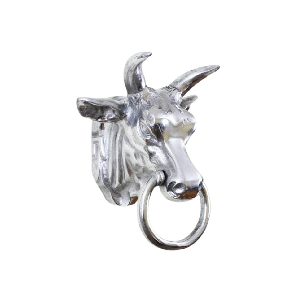 Новое поступление алюминиевая настенная скульптура с изображением животного металлическая головы металлические настенные крепления для дома и гостиниц