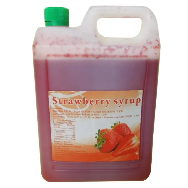 Kiwi concentrated fruit syrup