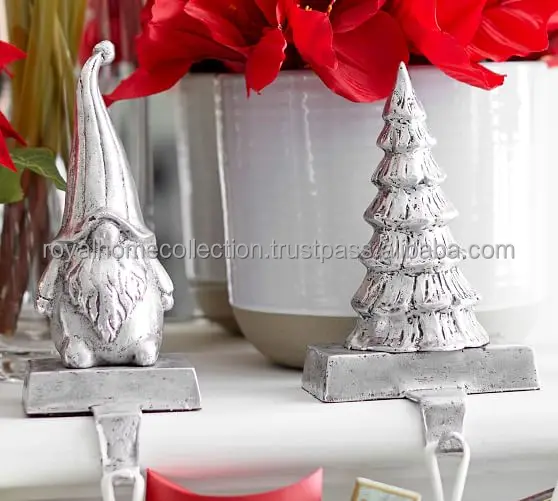 New Arrival Modern Christmas Tree Stocking Holder Metal Material Christmas Decor Stocking Holder At Best Price