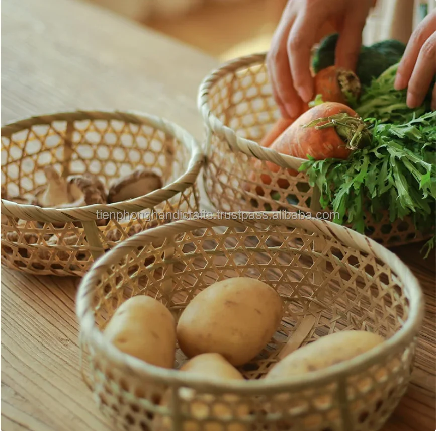 Amazon top seller Fruit basket made from Bamboo
