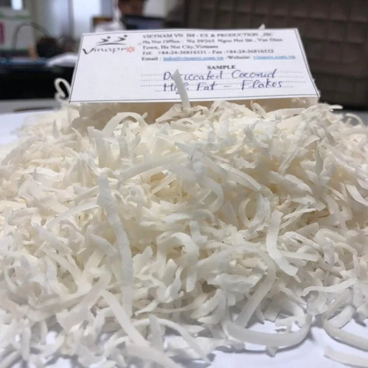 Вьетнамские сушеные кокосовые чипсы с высоким содержанием жира фабричные 100% чистые натуральные заводские оптовые цены