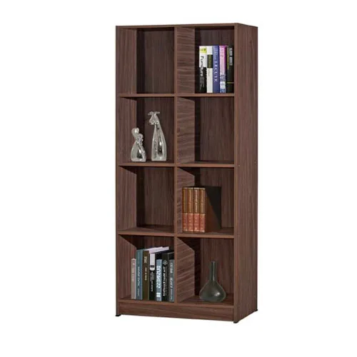 Eight Column Multifunction Cabinet Modern Multifunction Storage Book Cabinet Book Storage Book Rak Bookcases Cappuccino