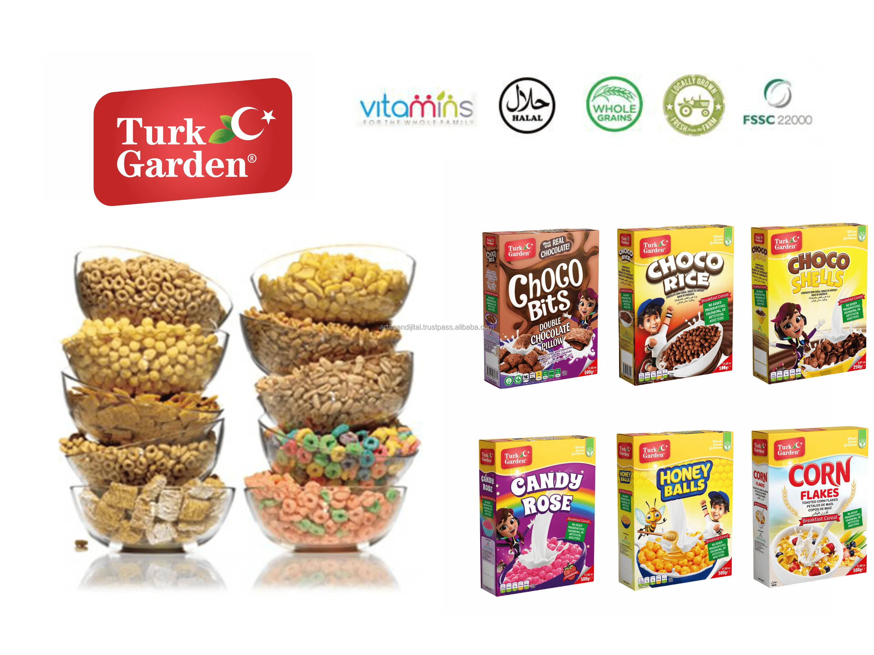 High Quality Breakfast Cereals Choco Shells