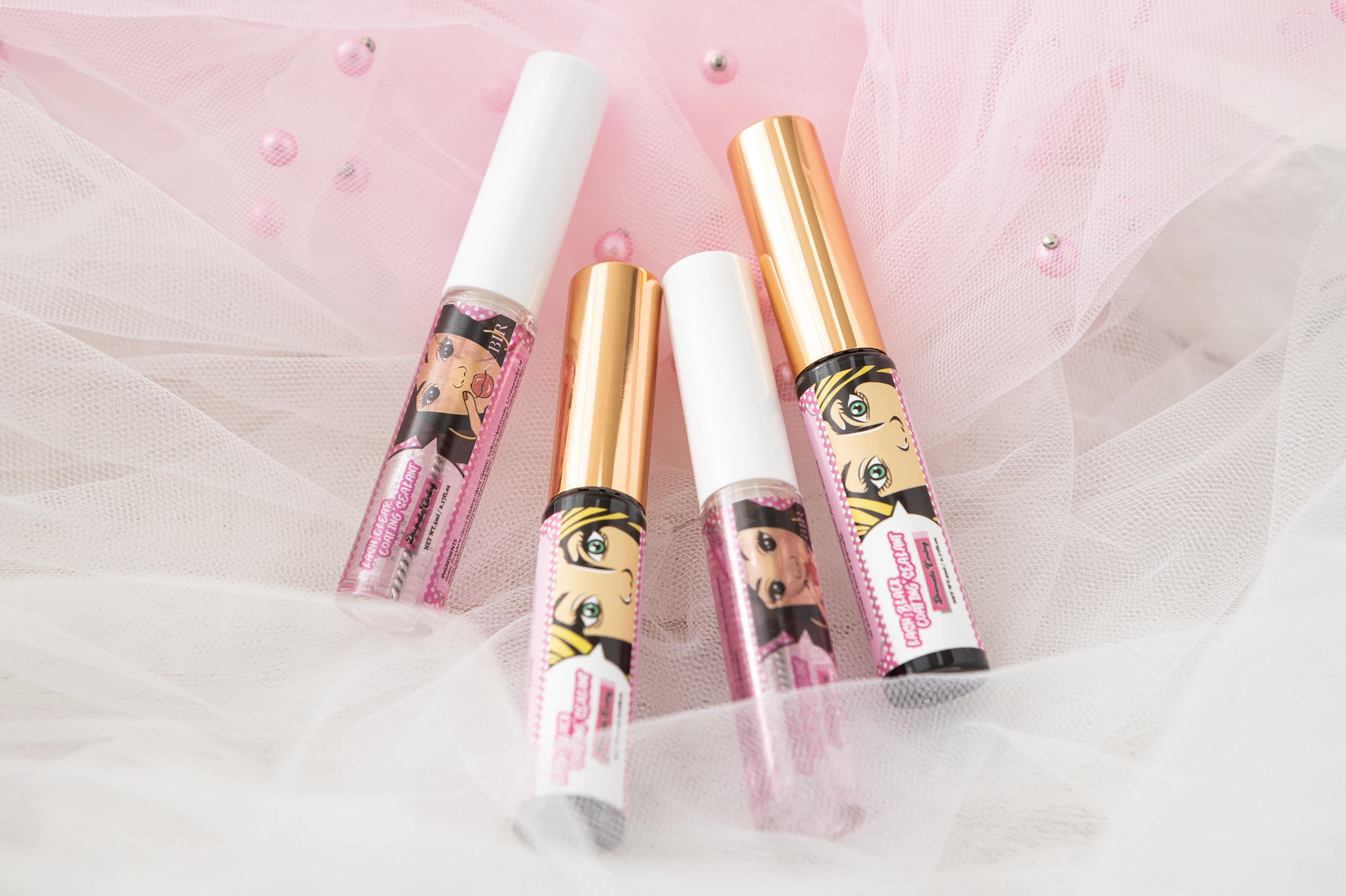 2024 Korea ISO22716 Certified Factory New Vegan Growth Serum Extension Clear Black Curling Sealant Lashes Box Natural False Fans