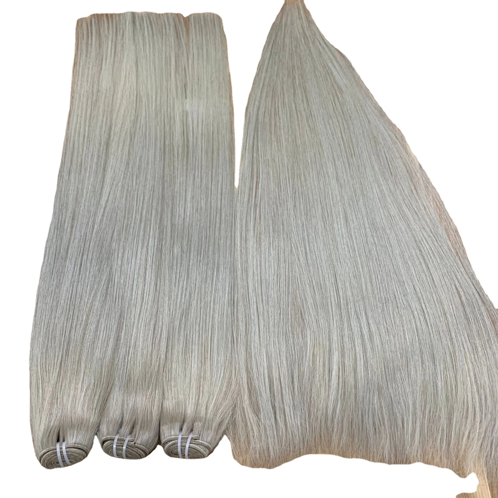 High Quality Blonde straight Double Drawn Vietnamese Human Hair Weft Hair Extensions, Natura Hair Long Length