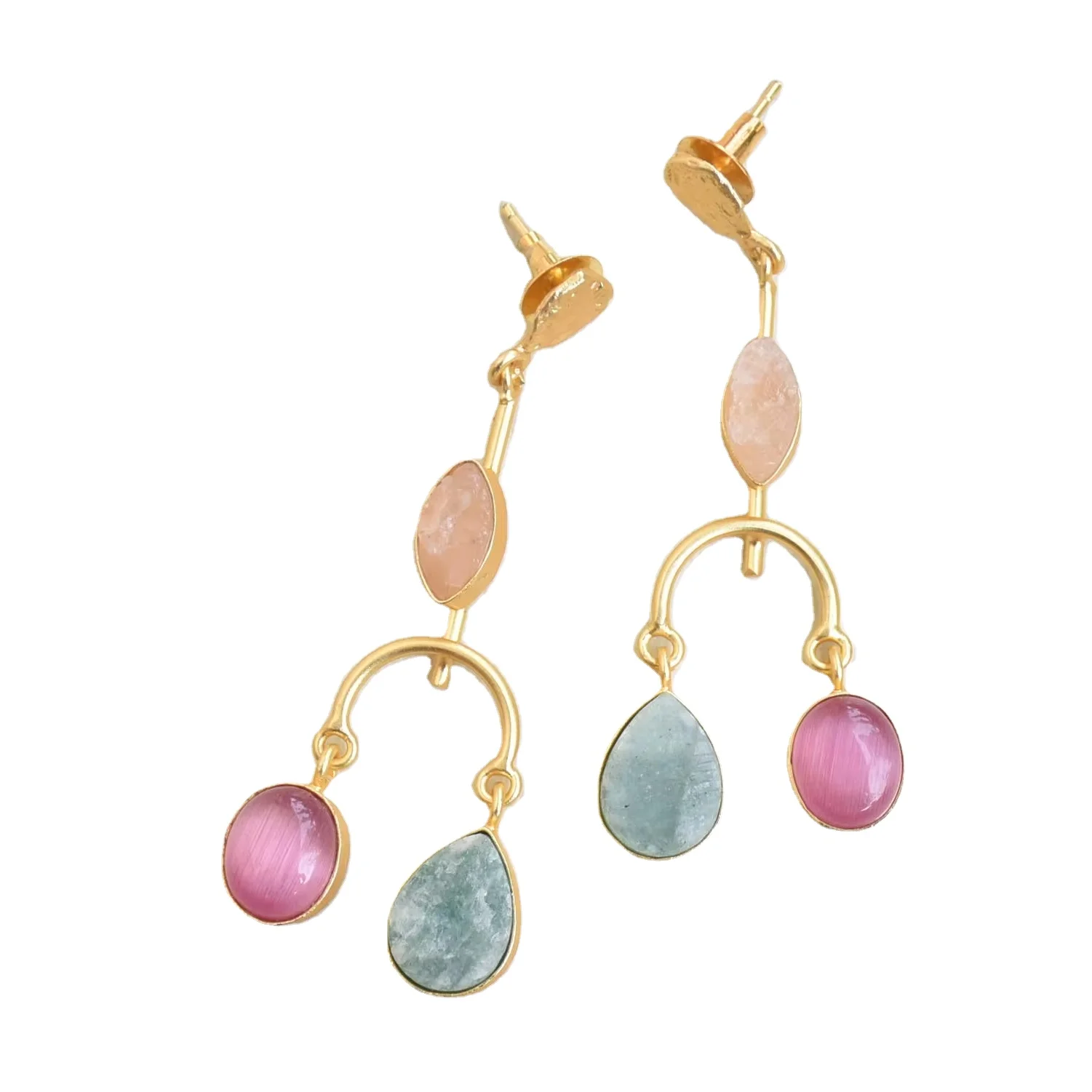 Handmade Dangle Drop Earrings Light Weight Fashion Jewelry Bulk Wholesale Suppliers New Trendy Designer Elegant Drop Earring