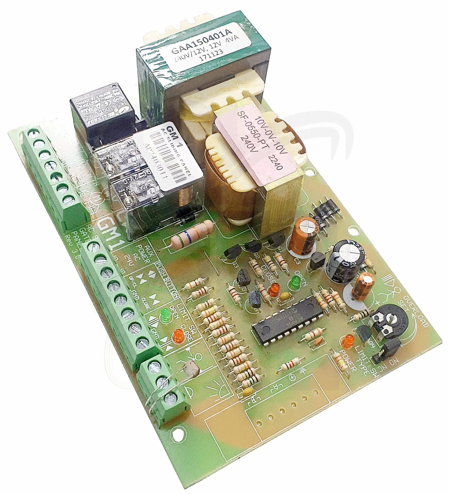 Autogate Control Board GM 1 AC Sliding Panel for Any AC Autogate Motor Gate Operators Genre