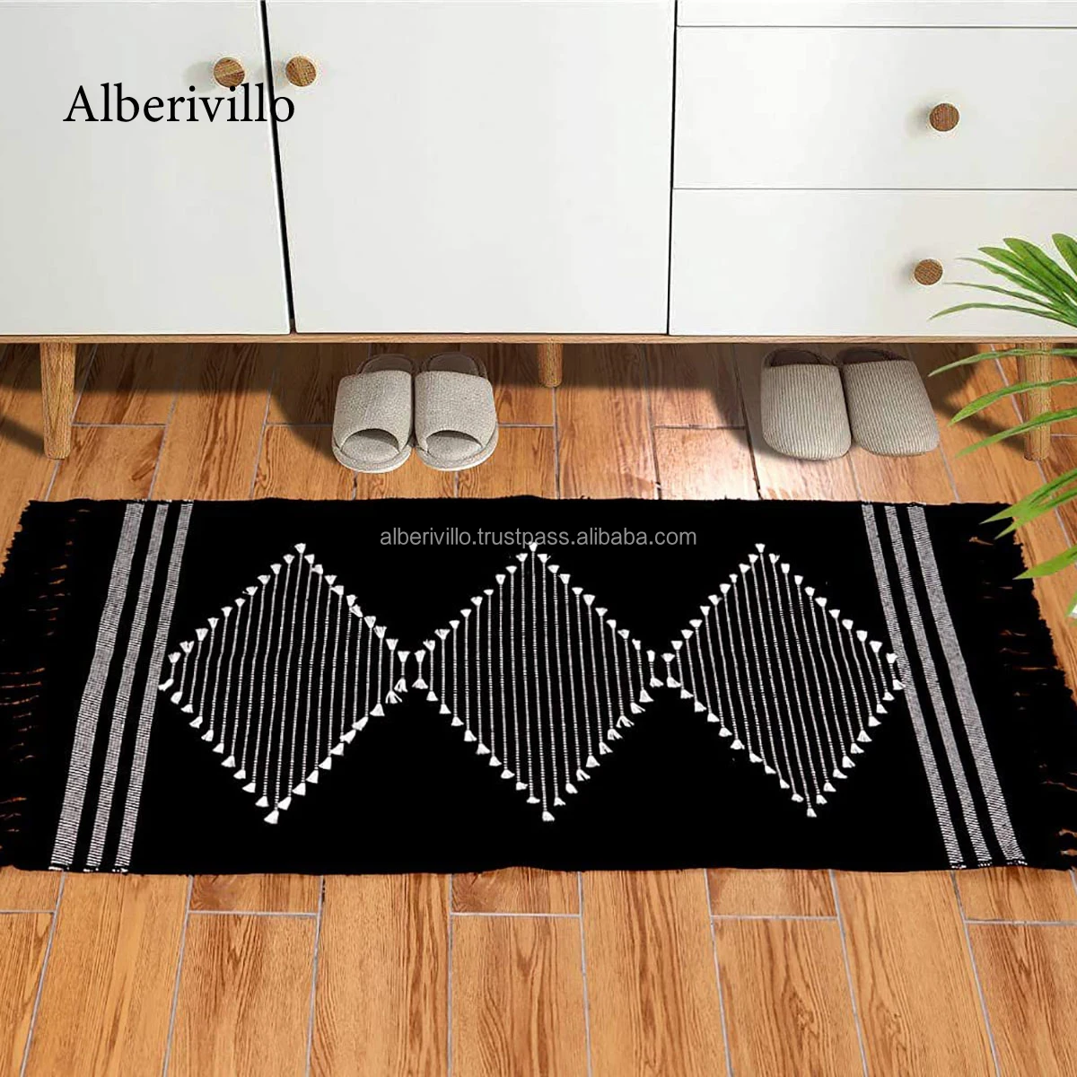 Дизайнерский ковер ручной работы для украшения вечеринки марокканский винтажный богемный тканый вышитый