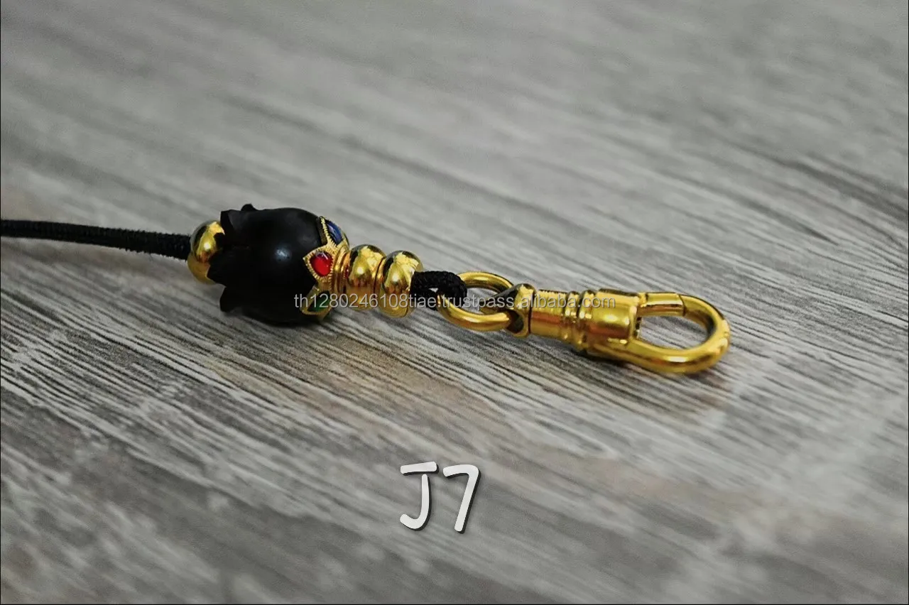 Nylon bead necklace, handmade for hanging charms good hooks 360 degree rotation