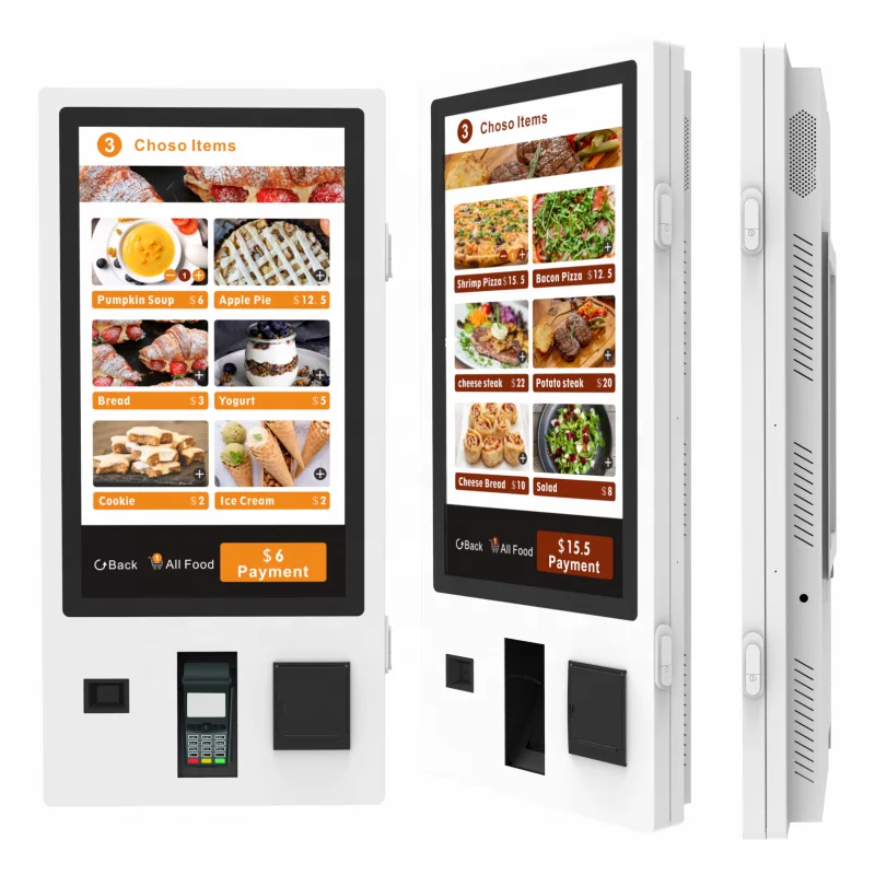 Interactive Kiosk Touch Screen Manufacturer Self Checkout Kiosk Bill Payment