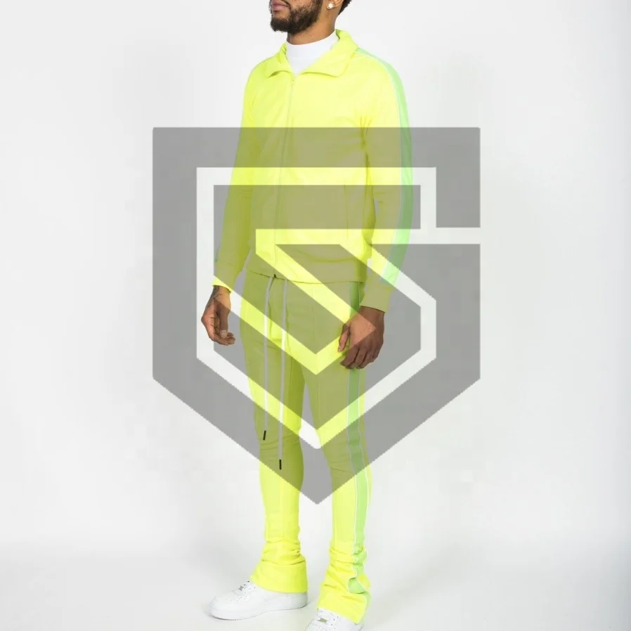 High quality men stacked suit pent/jogger pants trending designs winter stacked pants trousers 2021 design