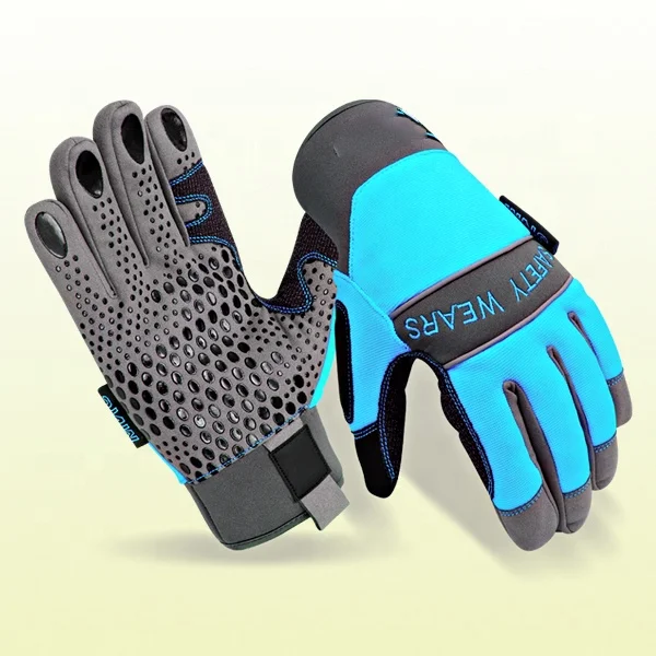 Goat Grain Leather Work Assembly Gloves Lightweight Industrial Safety Gloves for Driving and Welding Hand Protection